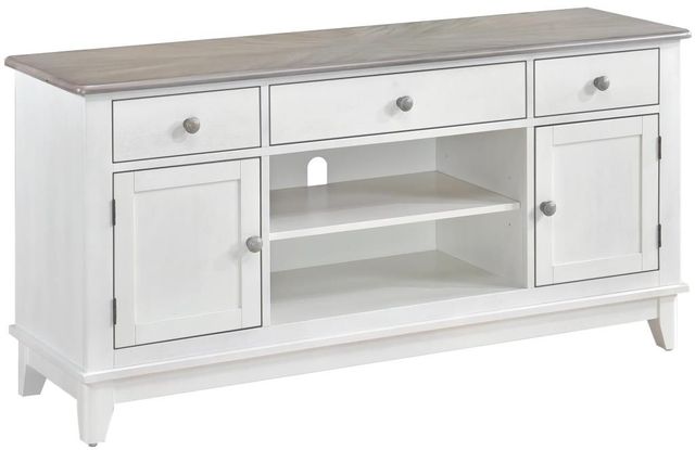 Urban Styles Furniture Newark Almond/Smoke Gray TV Console-0