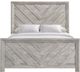 American Wholesale Furniture Ellen Ash White King Panel Bed-0