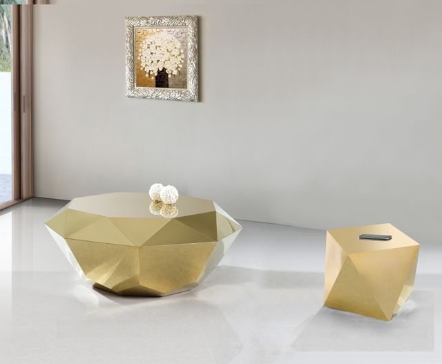 Meridian Furniture Gemma Gold Coffee Table-2