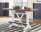 Signature Design by Ashley® Valebeck 5-Piece White/Brown Counter Height Dining Set-3