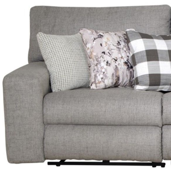 American Wholesale Furniture Rockport 3-Piece Grey Power Reclining Sectional Sofa-1
