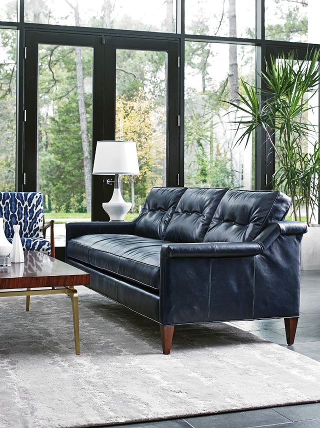 Lexington Home Customizable Leather Whitehall Sofa-1