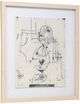 Stylecraft Blue Sketch with Hearts Wall Art-0