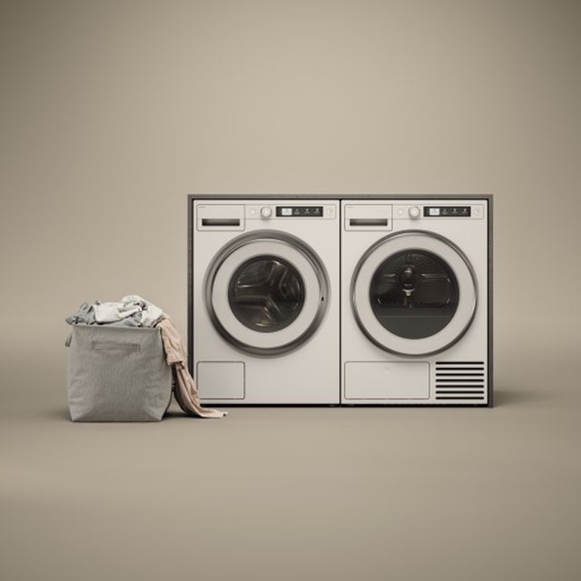 ASKO 5 Series Steel Seal™ 2.8 Cu. Ft. White Front Load Compact Washer-3