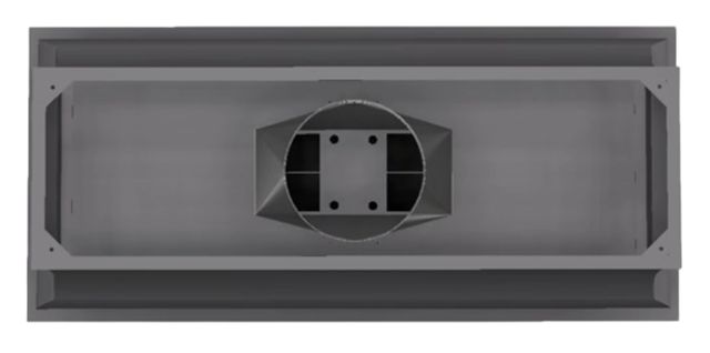 Vent-A-Hood® Designer Series 66" Gunsmoke Island Range Hood-1