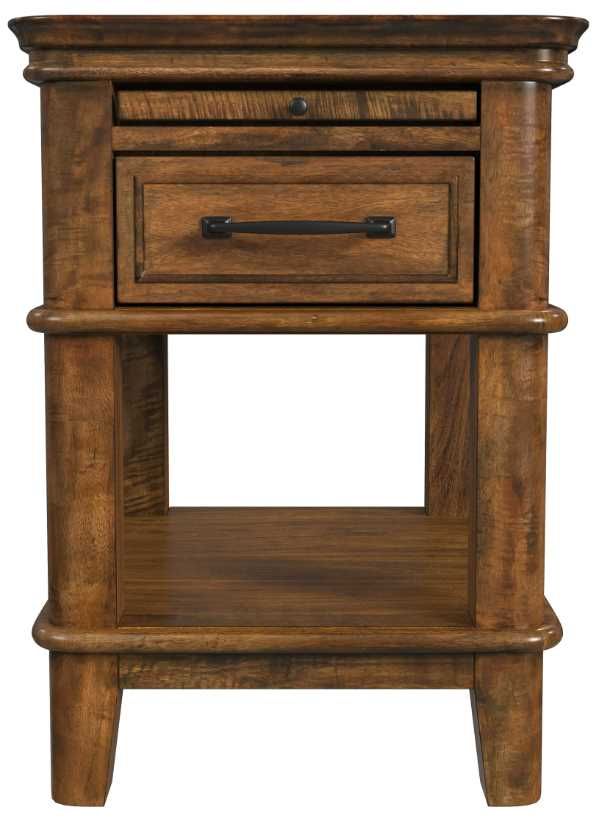 A-America® Bandalier Russet Chairside Table-3