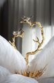 A & B Home Gold Floor Lamp-4