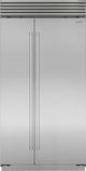 Sub-Zero® Classic Series 23.7 Cu. Ft. Stainless Steel Built In Side-by-Side Refrigerator-0