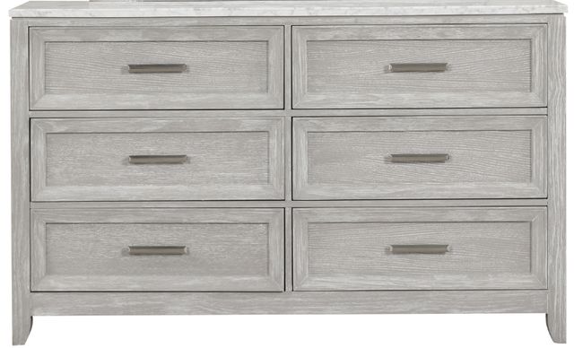 New Classic® Home Furnishings Fiona 4-Piece Mist Gray King Panel Bedroom Set-4
