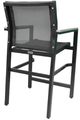CabanaCoast® Customizable Skye Aluminum Outdoor Resort Balcony Stool-2