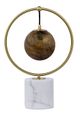 A & B Home Gold Glass and Marble Table Lamp-3