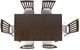 Jofran Inc. Brentwood 5-Piece Arbor Oak Extension Dining Table Set-3
