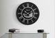 Monarch Specialties Inc. Black 30" Gear Mechanism Wall Clock-2