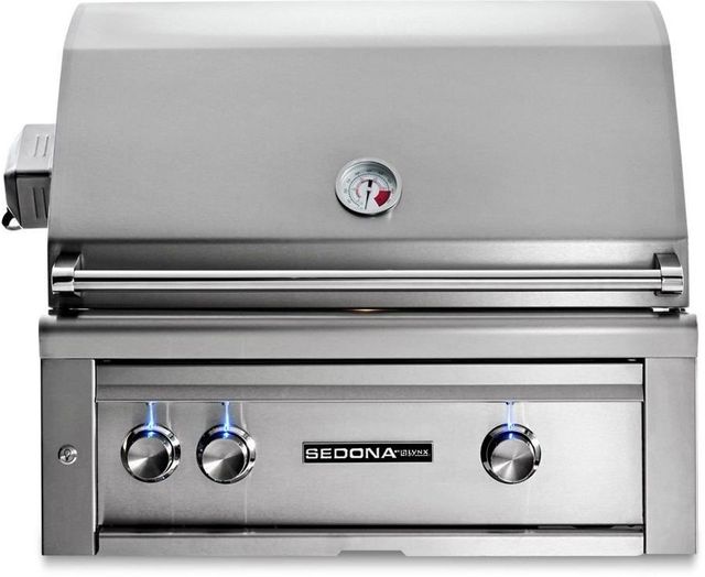 LYNX® Sedona 2-Burner Stainless Steel Built-In Natural Gas Grill with Rotisserie-0
