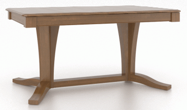 Canadel Customizable Gourmet 60" VR Trestle Base Dining Table -0