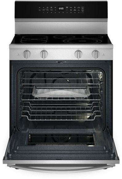 Whirlpool® 30" Fingerprint Resistant Stainless Steel Freestanding Electric Range -4