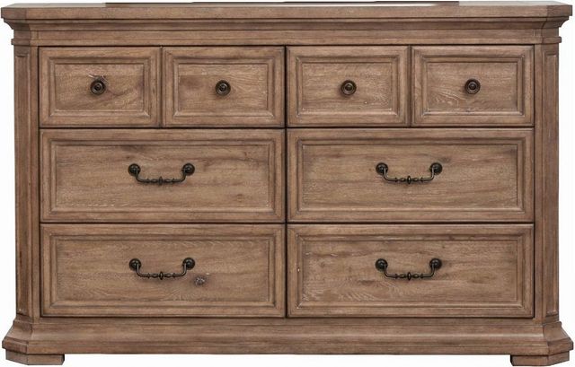 Magnussen Home® Adler Court Florentine Walnut Drawer Dresser-2