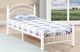 Titus Furniture White Twin Metal Bed-1