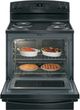 GE® 30" Black Freestanding Electric Range-3
