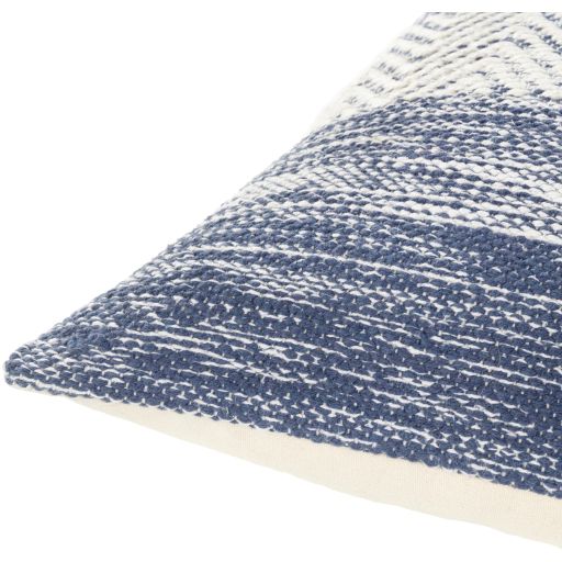 Surya Levi Denim 18"x18" Toss Pillow with Polyester Insert-1