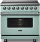 Viking® 5 Series 36" Splash Pro Style Induction Range with Polished Chrome Trim-3