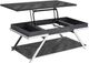 Steve Silver Co. Roma Shadow Gray Cocktail Table with Chrome Base-4
