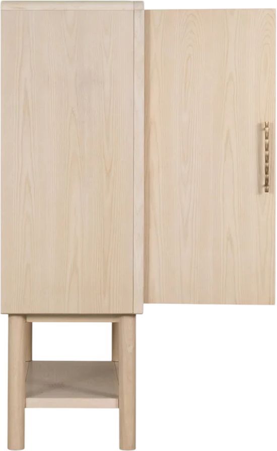Modus Furniture Zinnia White Sand Bar Cabinet-4