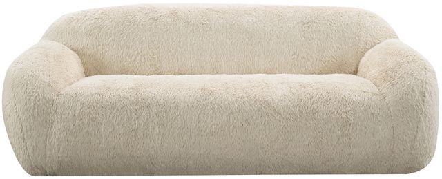 Intercon Mon Soft Camel-Sherpa Faux Fur Sofa-0