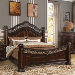 Cordoba Brown King Bed