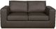 Bernards Linné Brown Loveseat-2