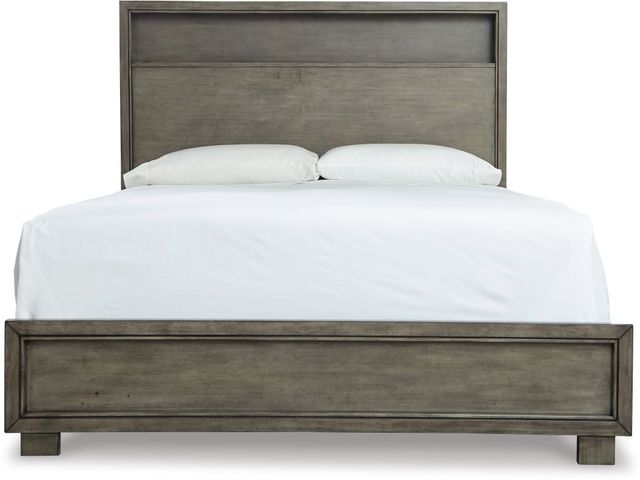 Signature Design by Ashley® Arnett Gray Full Bookcase Bed-1