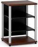 Salamander Designs® Synergy Single 30 AV Cabinet-Dark Walnut/Aluminum-0