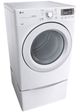 LG Front Load Electric Dryer-White-1