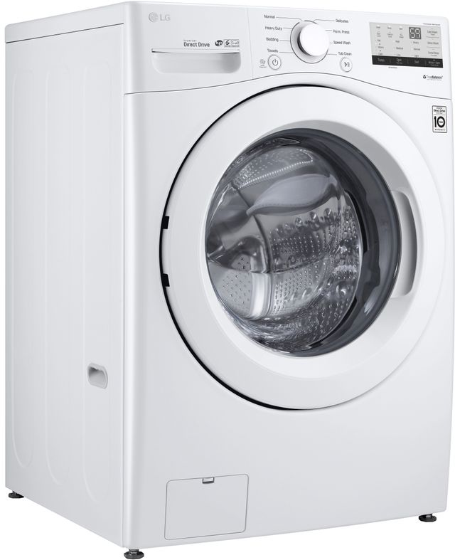 LG White Front Load Washer & Gas Dryer Laundry Pair-4