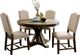 Furniture of America® Julia 5-Piece Light Oak/Ivory Dining Set-0