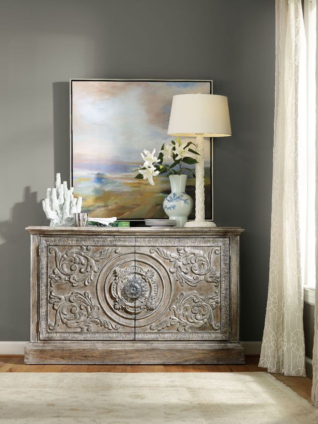 Hooker® Furniture Melange Driftwood Accent Console-1
