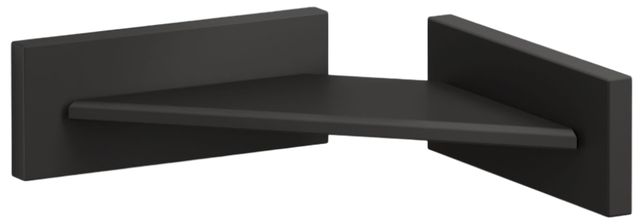 KOHLER® Square Matte Black Foot Ledge-0