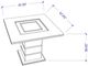 Global Furniture USA Monaco 7-Piece White Occasional Table Set-2