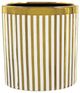 A & B Home Gold Navya Bengal Stripe Planter-0