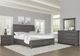 Vaughan-Bassett Vista Gray Queen Sleigh Storage Bed -2