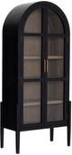 Four Hands Tolle Drifted Matte Black Cabinet-0