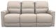 La-Z-Boy® Cade Oyster Leather Manual Reclining Sofa-1