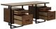 Mazin Furniture Sedley Walnut Writing Desk-1