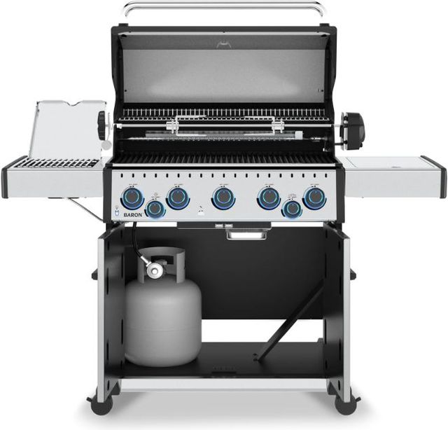 Broil King® Baron S 590 Pro IR 7-Burner Stainless Steel Freestanding Natural Gas Grill-1