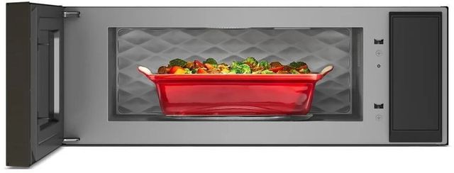KitchenAid® 1.1 Cu. Ft. Black Stainless Steel Over The Range Microwave -6