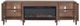 Legends Home Tranquility Walnut 94" Fireplace Console-3