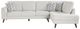 Homelegance® Broadway 2-Piece Silver Cloud Right-Arm Facing Sectional and Chaise-2