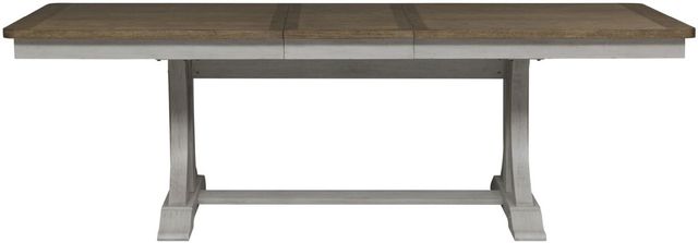 Liberty Furniture Farmhouse Reimagined 5-Piece Antique White/Chestnut Rectangualr Dining Set-2