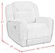 Elements International Hornet Rancho Beige Manual Glider Recliner-2
