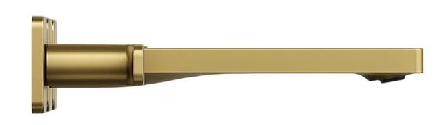 KOHLER® Parallel® Vibrant Brushed Moderne Brass Wall-Mount Bathroom Sink Faucet Trim-2